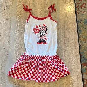 Minnie Mouse Croatia Croatian Red and White Dress girls size 12‎ new no tags